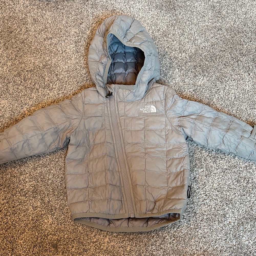 The North Face Kids' Gray Quilted Jacket